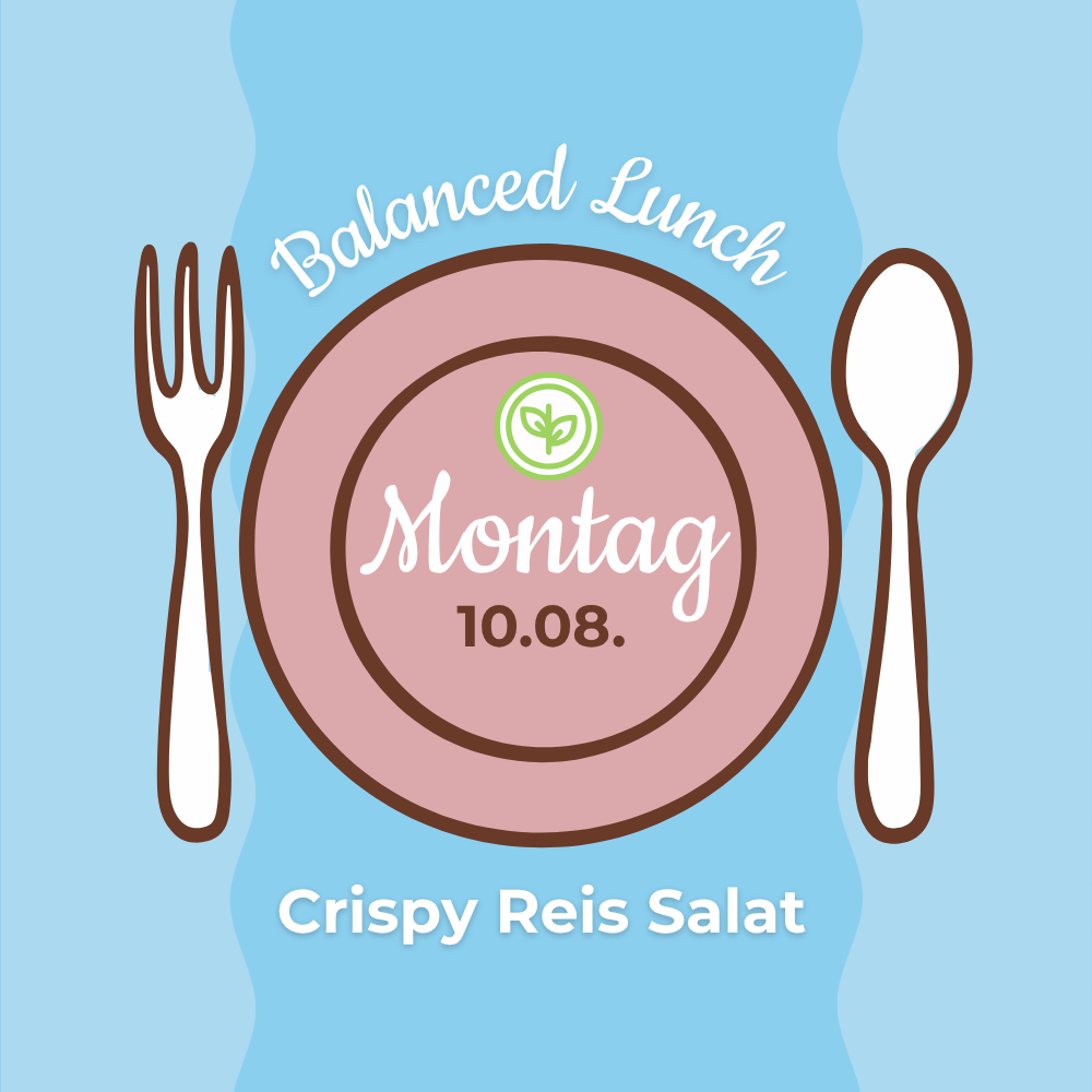 Lunch 10.08: Crispy Reis Salat