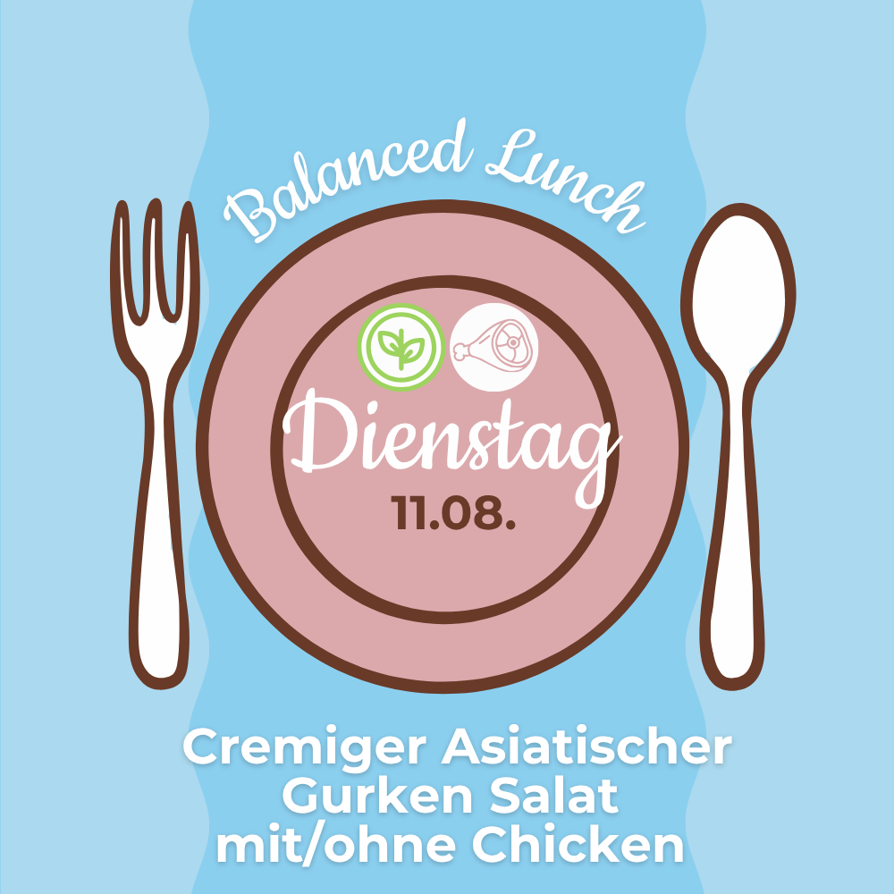 Lunch 11.08: Cremiger Asiatischer Gurken Salat