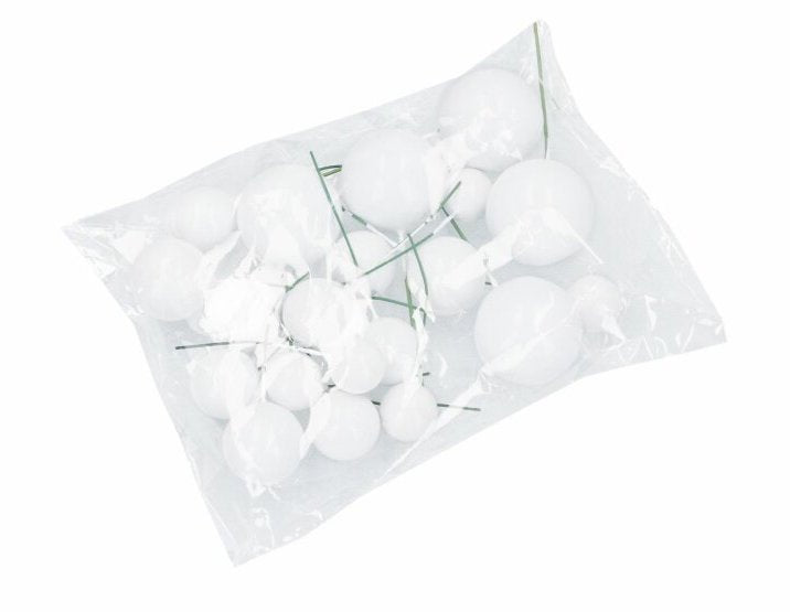 Ballons Bubbles Einstecker 20 Stk. - Weiß