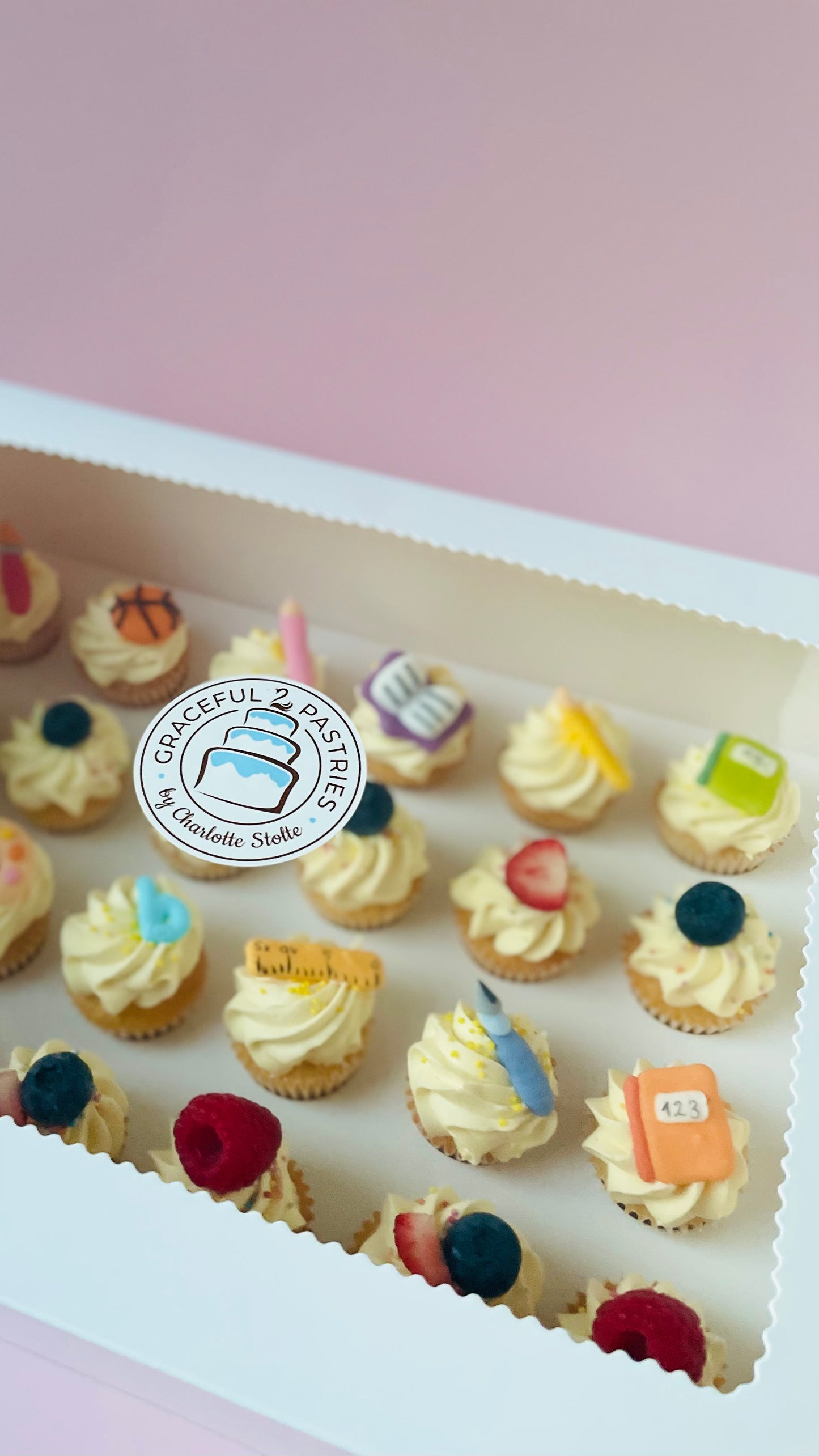 Mini Cupcakes zur Einschulung – Der süße Gruß zum Schulstart 🎒🧁
