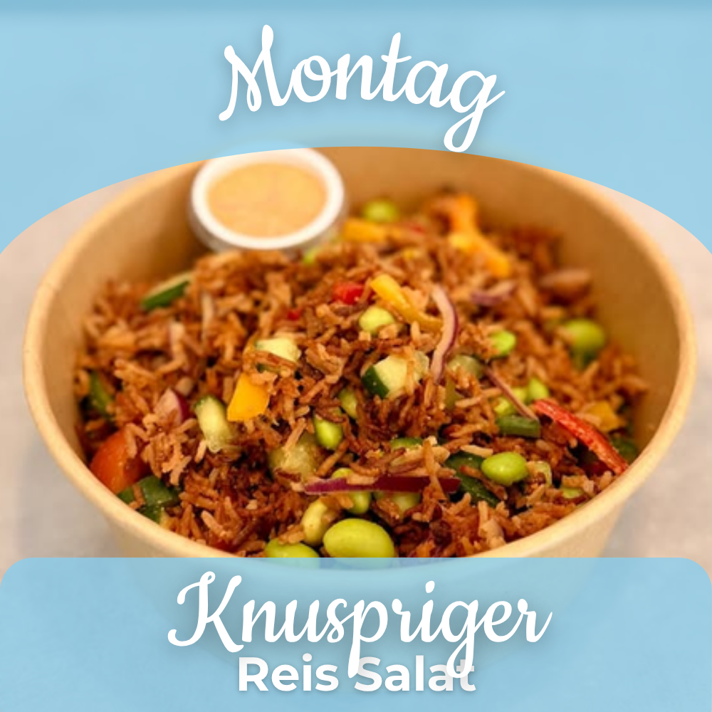 Lunch 26.10: Crispy Reis Salat