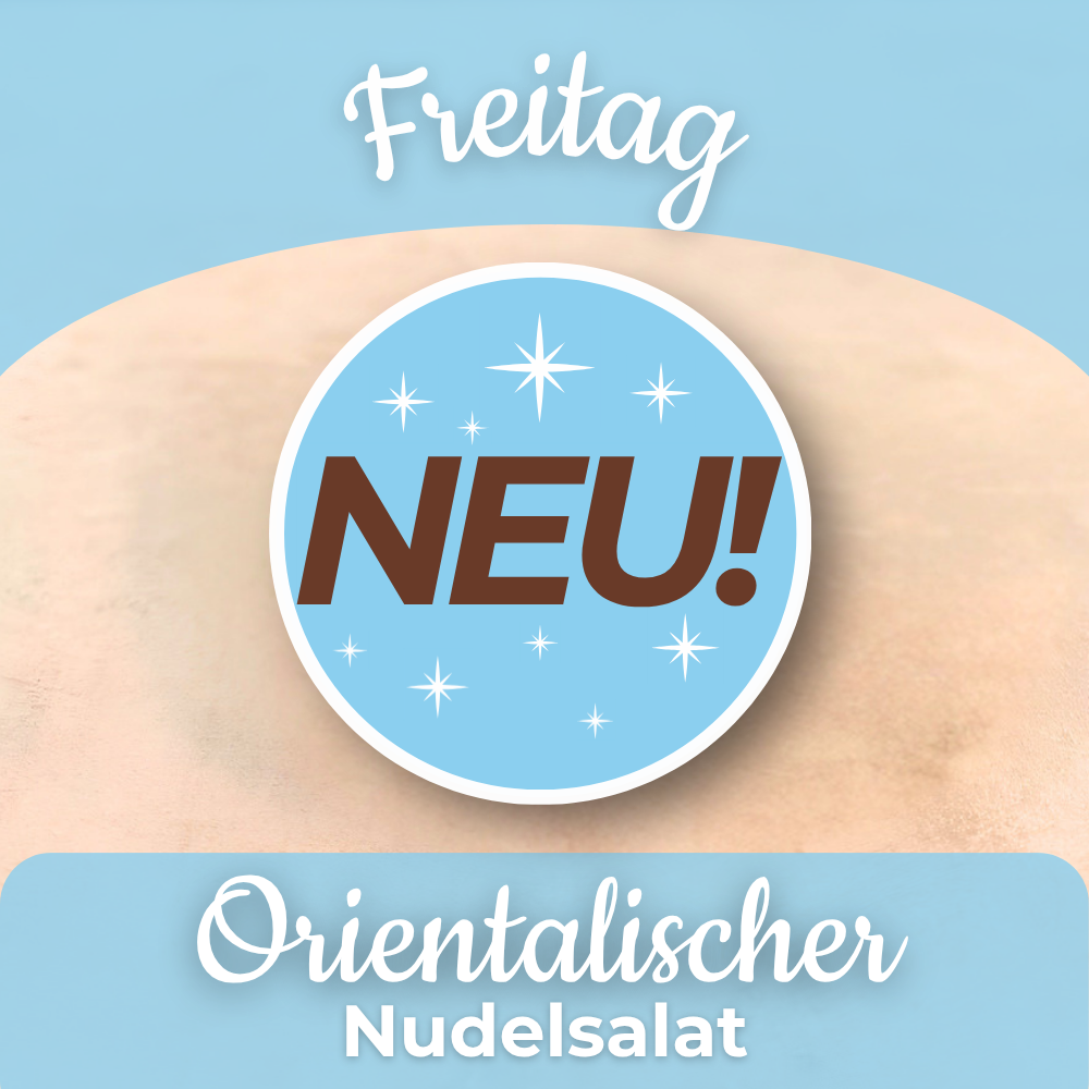 Lunch 25.09: Orientalischer Nudelsalat