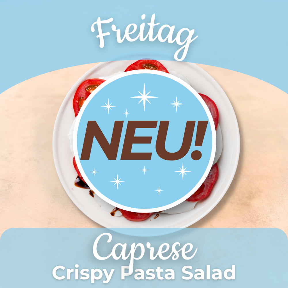 Lunch 30.10: Caprese Crispy Pasta Salad