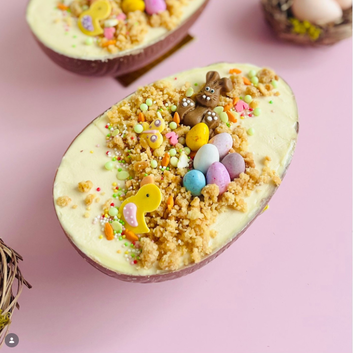 No-bake Cheesecake Ei mit Cupcakes