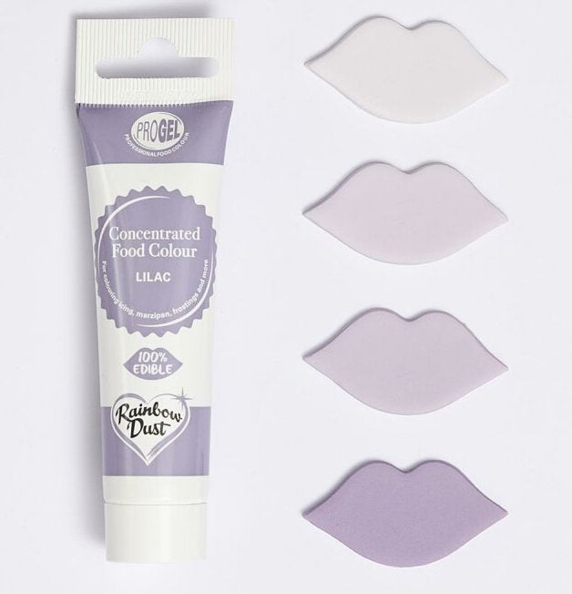Rainbow Dust ProGel Lilac 25 ml Gelfarbe Lebensmittelfarbe