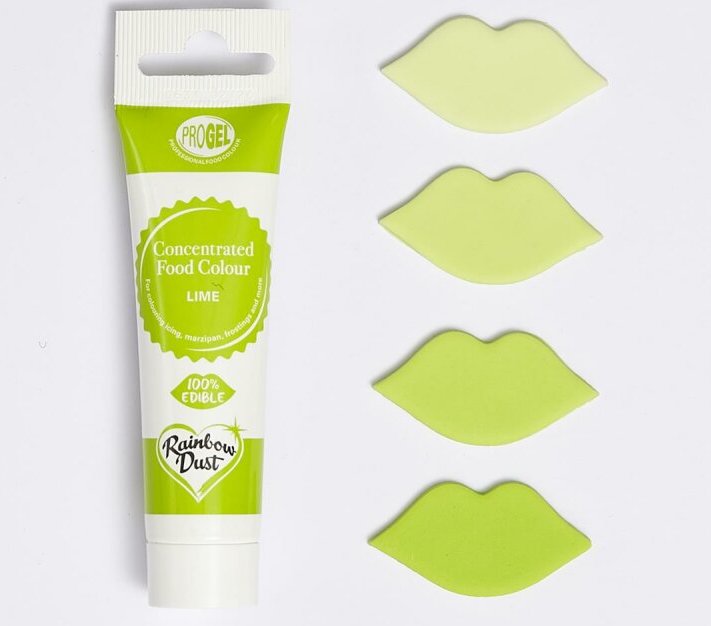 Rainbow Dust ProGel Lime green 25 ml Gelfarbe Lebensmittelfarbe
