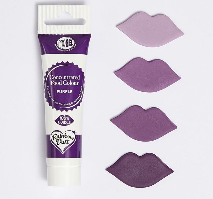 Rainbow Dust ProGel Purple 25 ml Gelfarbe Lebensmittelfarbe