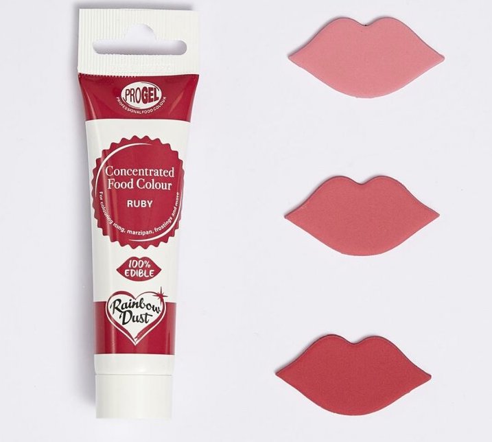 Rainbow Dust ProGel Ruby 25 ml Gelfarbe Lebensmittelfarbe