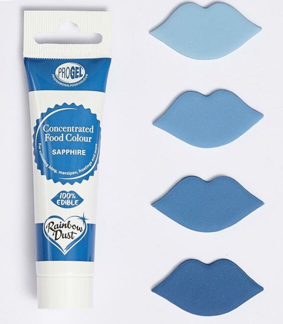 Rainbow Dust ProGel Sapphire 25 ml Gelfarbe Lebensmittelfarbe