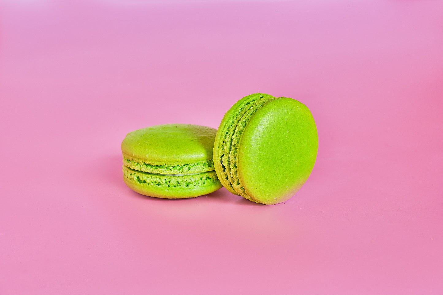 Pfefferminze Macaron