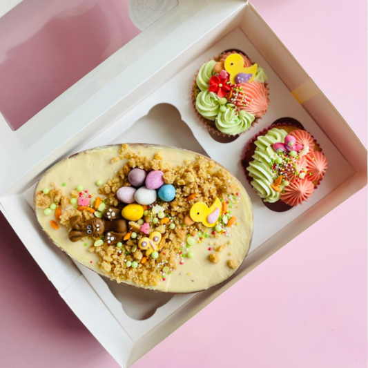 No-bake Cheesecake Ei mit Cupcakes