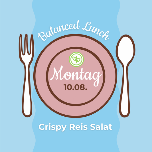 Lunch 10.08: Crispy Reis Salat