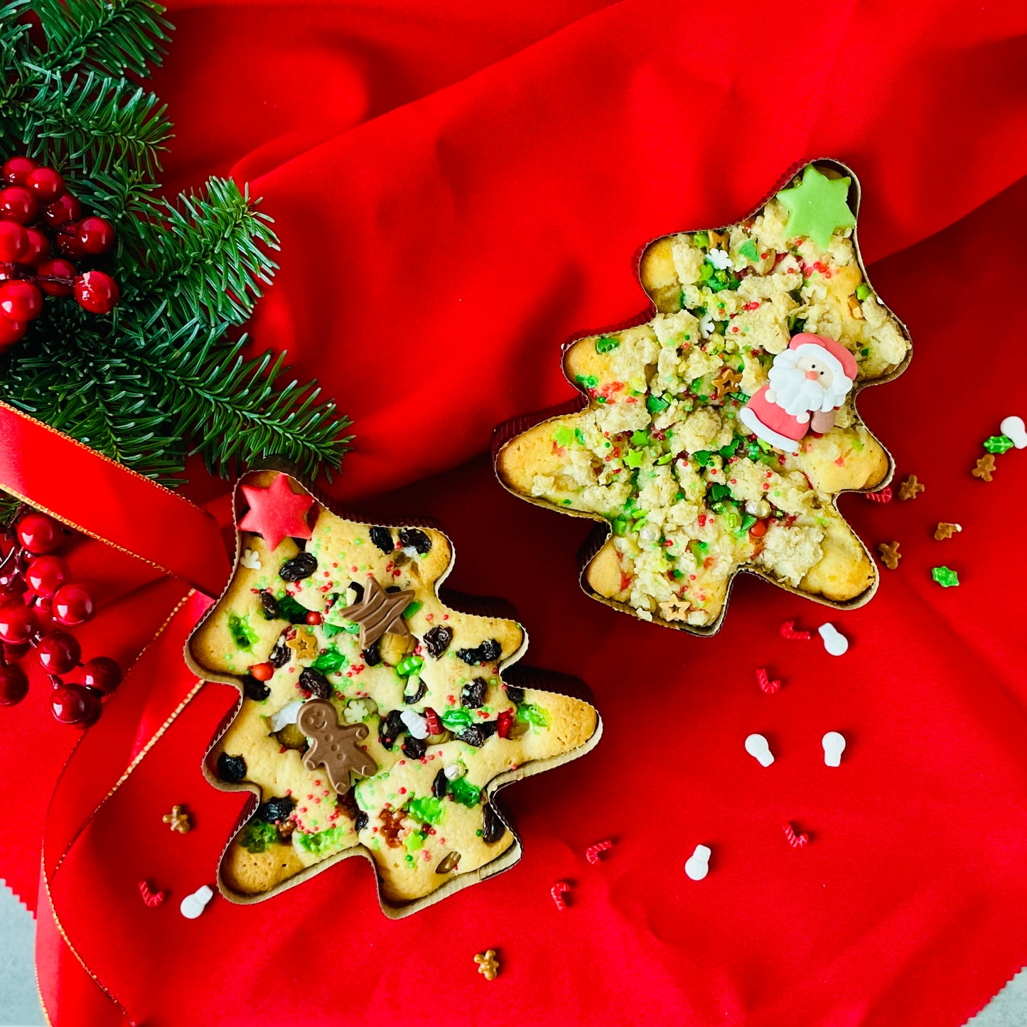 Weihnachtsbaum Blondies