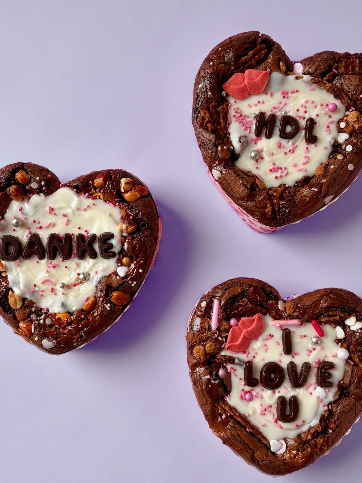 Muttertag Herzen Brownie