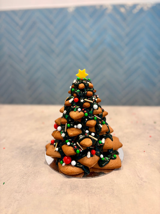 DIY Lebkuchen-Weihnachtsbaum – zum Selbstbauen & Genießen! 🎄