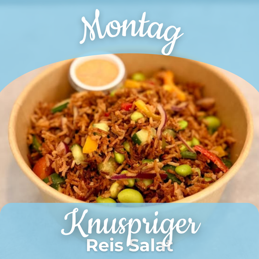 Lunch 26.10: Crispy Reis Salat