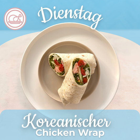 Lunch 1.09: Koreanischer Chicken Wrap 
