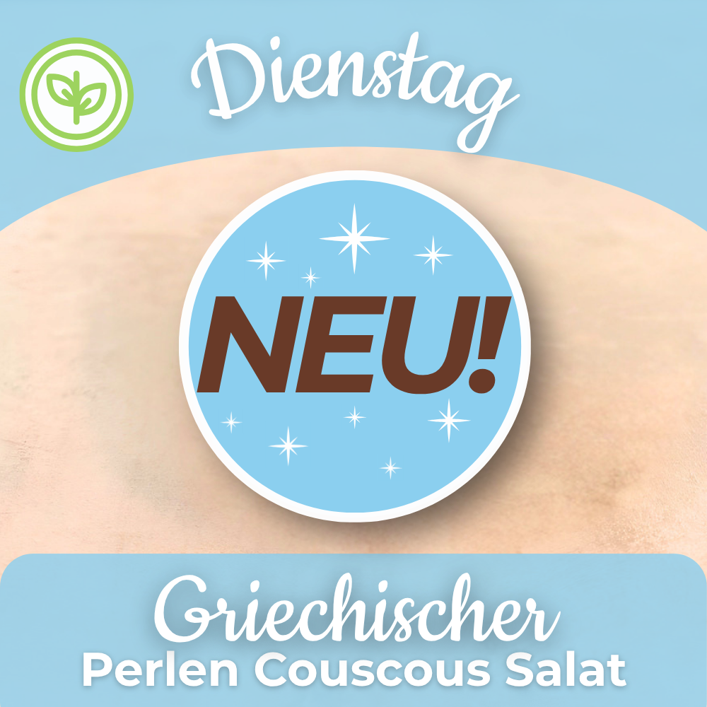 Lunch 08.09: Griechischer Perlen Couscous Salat