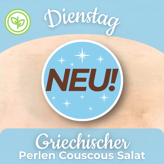 Lunch 08.09: Griechischer Perlen Couscous Salat