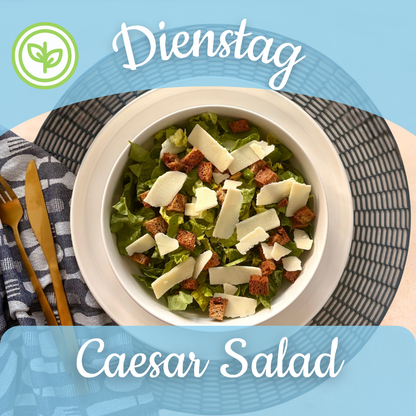 Lunch 29.09: Caesar Salad mit/ohne Chicken