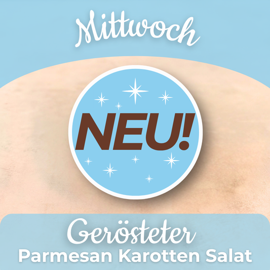Lunch 30.09: Gerösteter Parmesan Karotten Salat