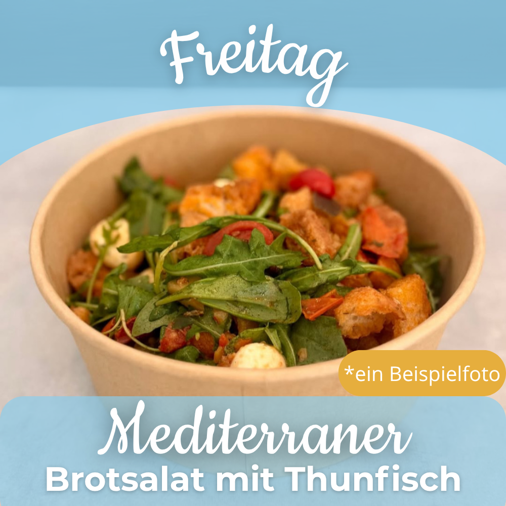 Lunch 23.10: Mediterraner Brotsalat mit Thunfisch