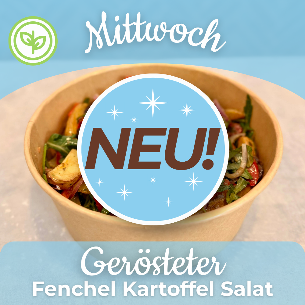 Lunch 28.10: Gerösteter Fenchel Kartoffel Salat