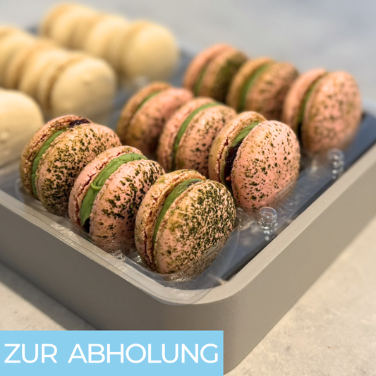 Matcha Himbeere Macaron