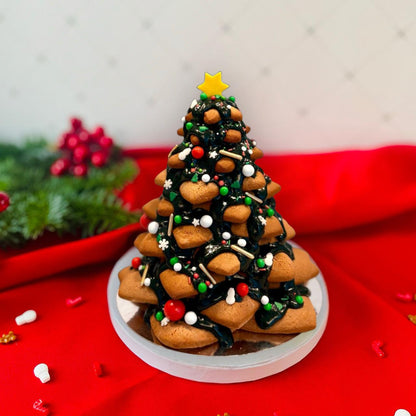 DIY Lebkuchen-Weihnachtsbaum – zum Selbstbauen & Genießen! 🎄
