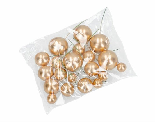 Ballons Bubbles Einstecker 20 Stk. - Gold