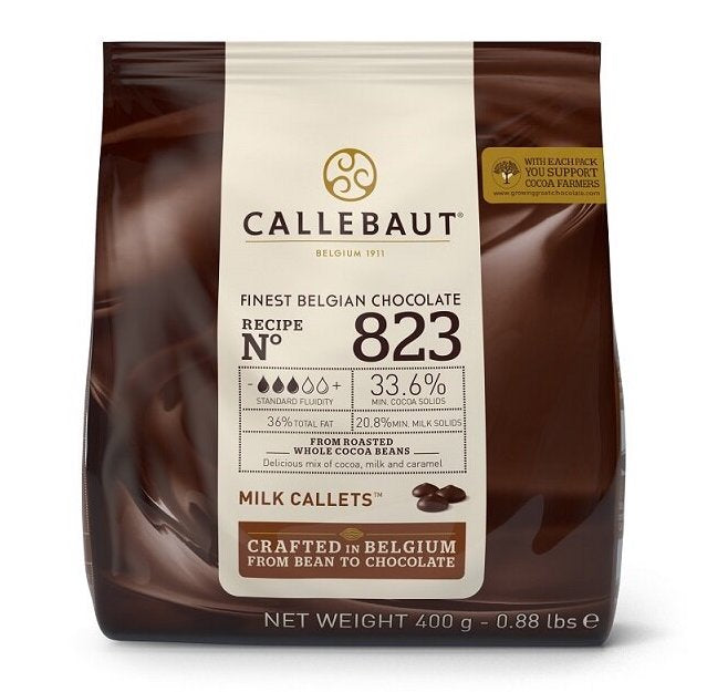 Callebaut Callets Vollmilch-Schokolade 33,6 % Kuvertüre 400 gr. Beutel